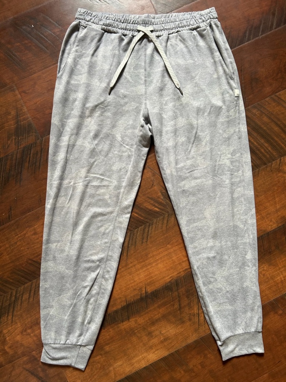 Vuori Light Gray Marled Jogger Pants